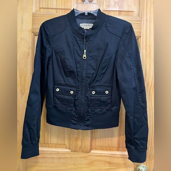 Vintage black Guess jacket size M - Picture 1 of 9